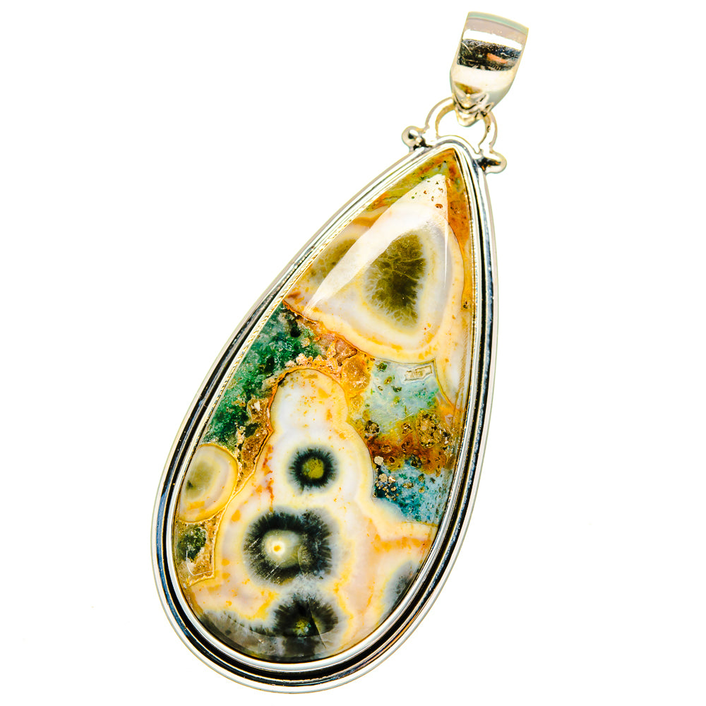 Ocean Jasper Pendants handcrafted by Ana Silver Co - PD15309