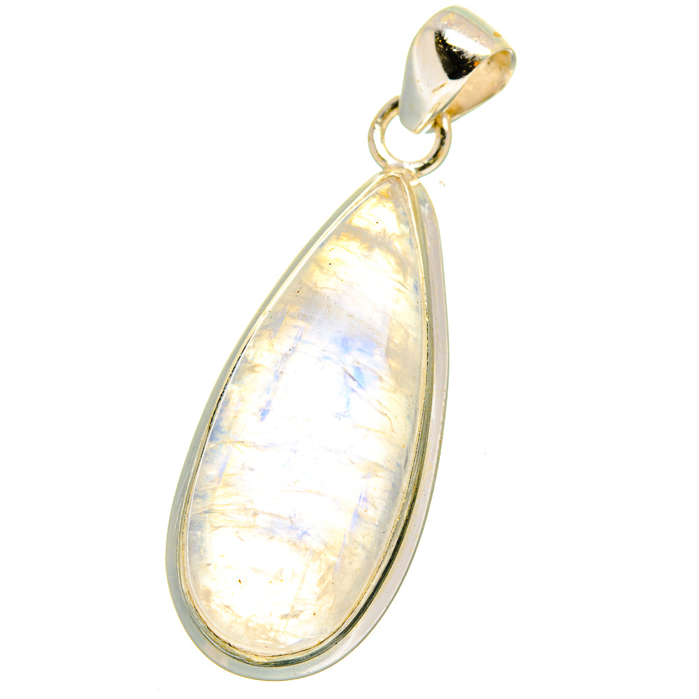 Rainbow Moonstone Pendants handcrafted by Ana Silver Co - PD15322