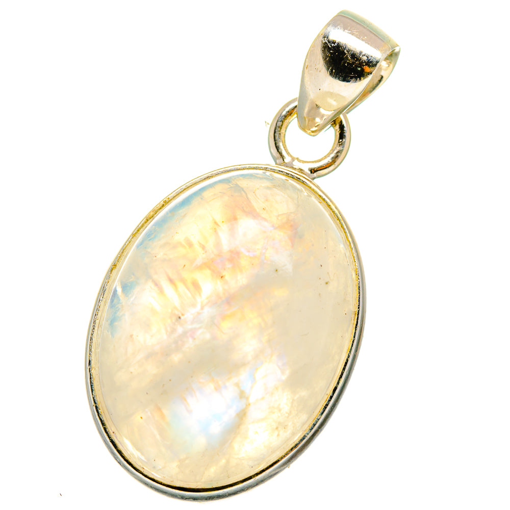 Rainbow Moonstone Pendants handcrafted by Ana Silver Co - PD15328