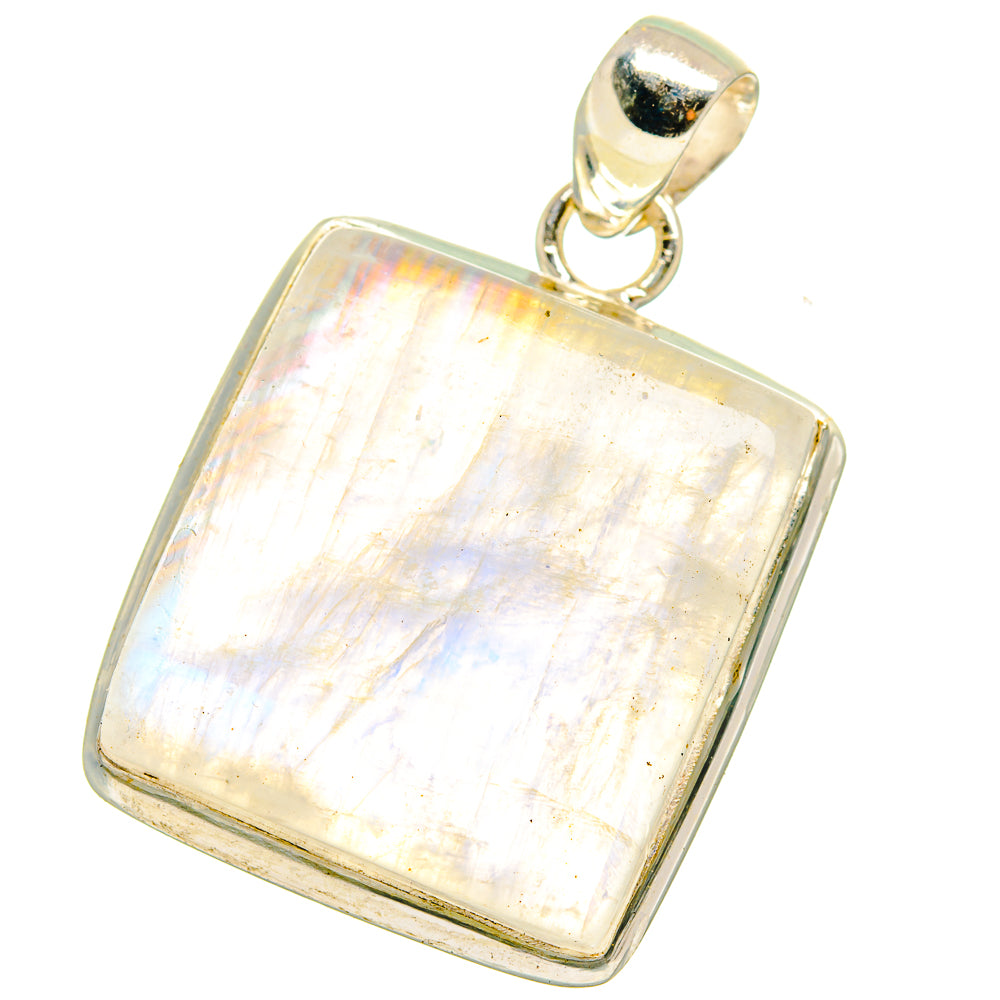 Rainbow Moonstone Pendants handcrafted by Ana Silver Co - PD15333