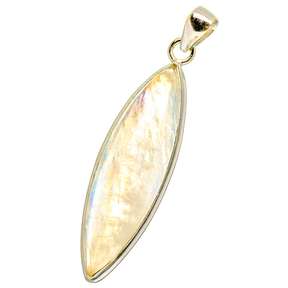 Rainbow Moonstone Pendants handcrafted by Ana Silver Co - PD15336