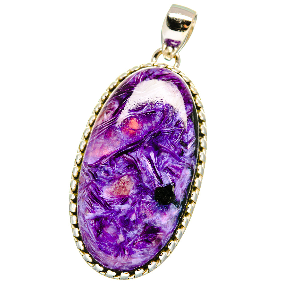 Charoite Pendants handcrafted by Ana Silver Co - PD15433