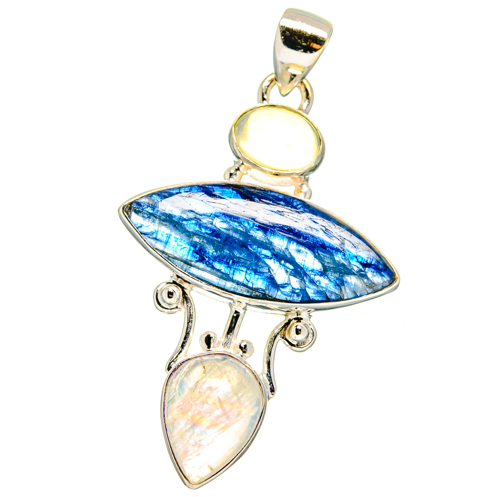 Kyanite Pendants handcrafted by Ana Silver Co - PD15447