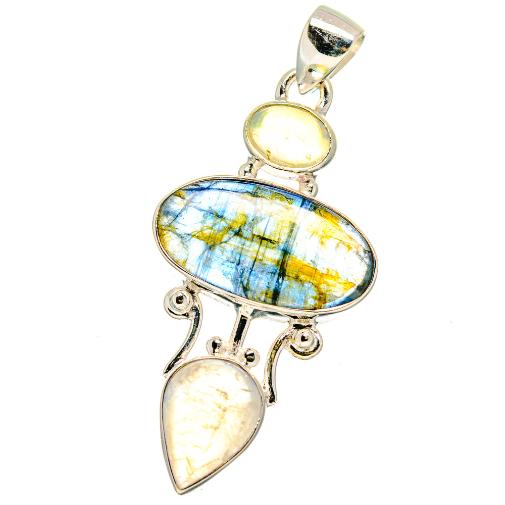 Kyanite Pendants handcrafted by Ana Silver Co - PD15451