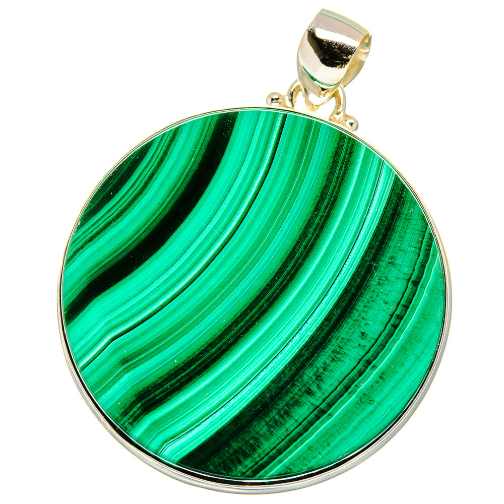 Malachite Pendants handcrafted by Ana Silver Co - PD15481