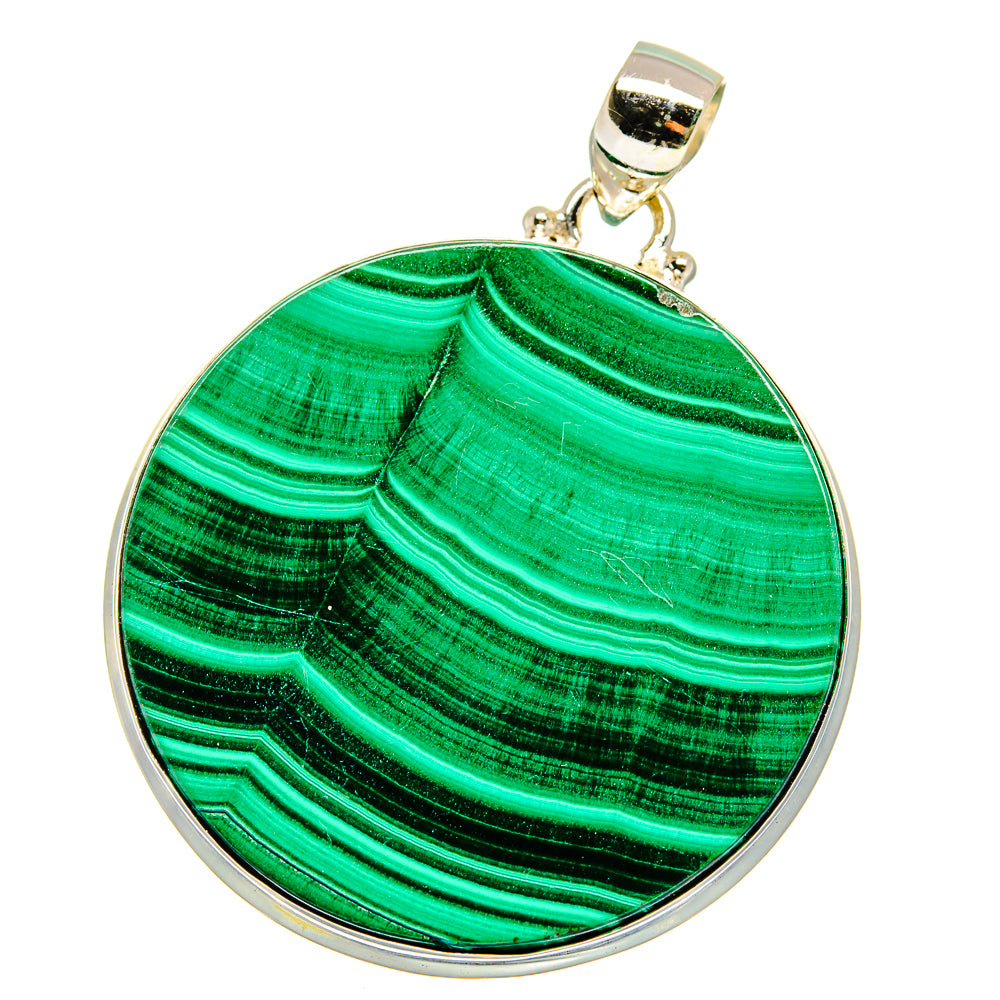 Malachite Pendants handcrafted by Ana Silver Co - PD15488