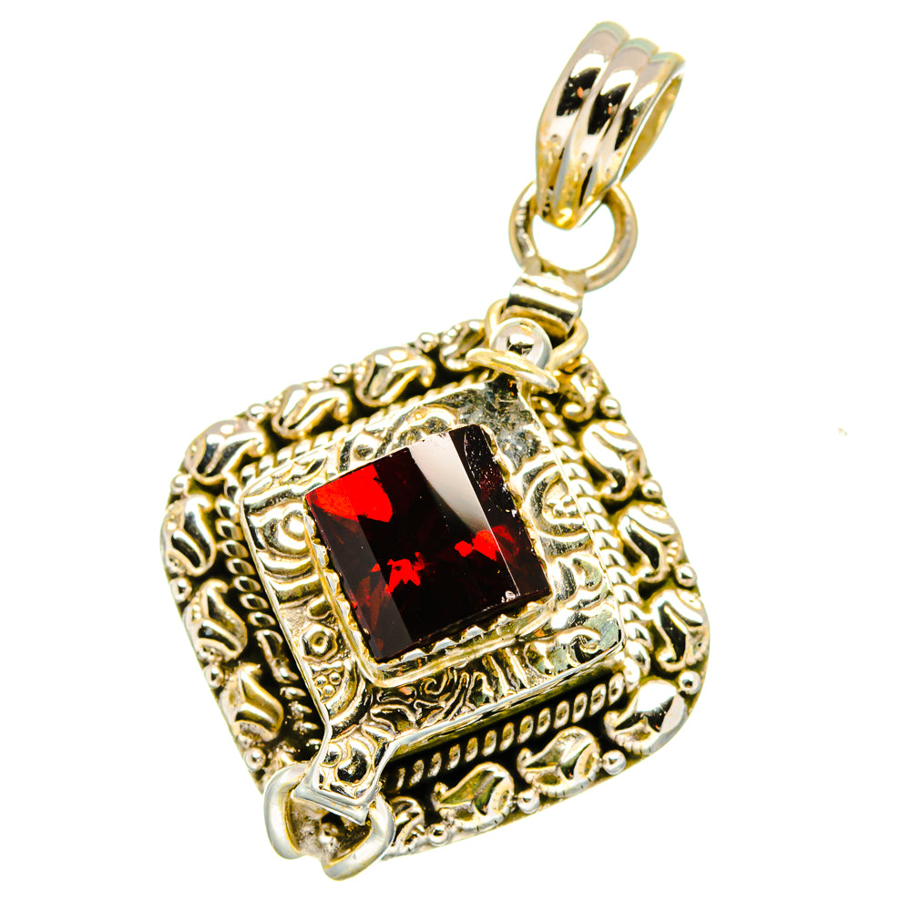Garnet Pendants handcrafted by Ana Silver Co - PD15508