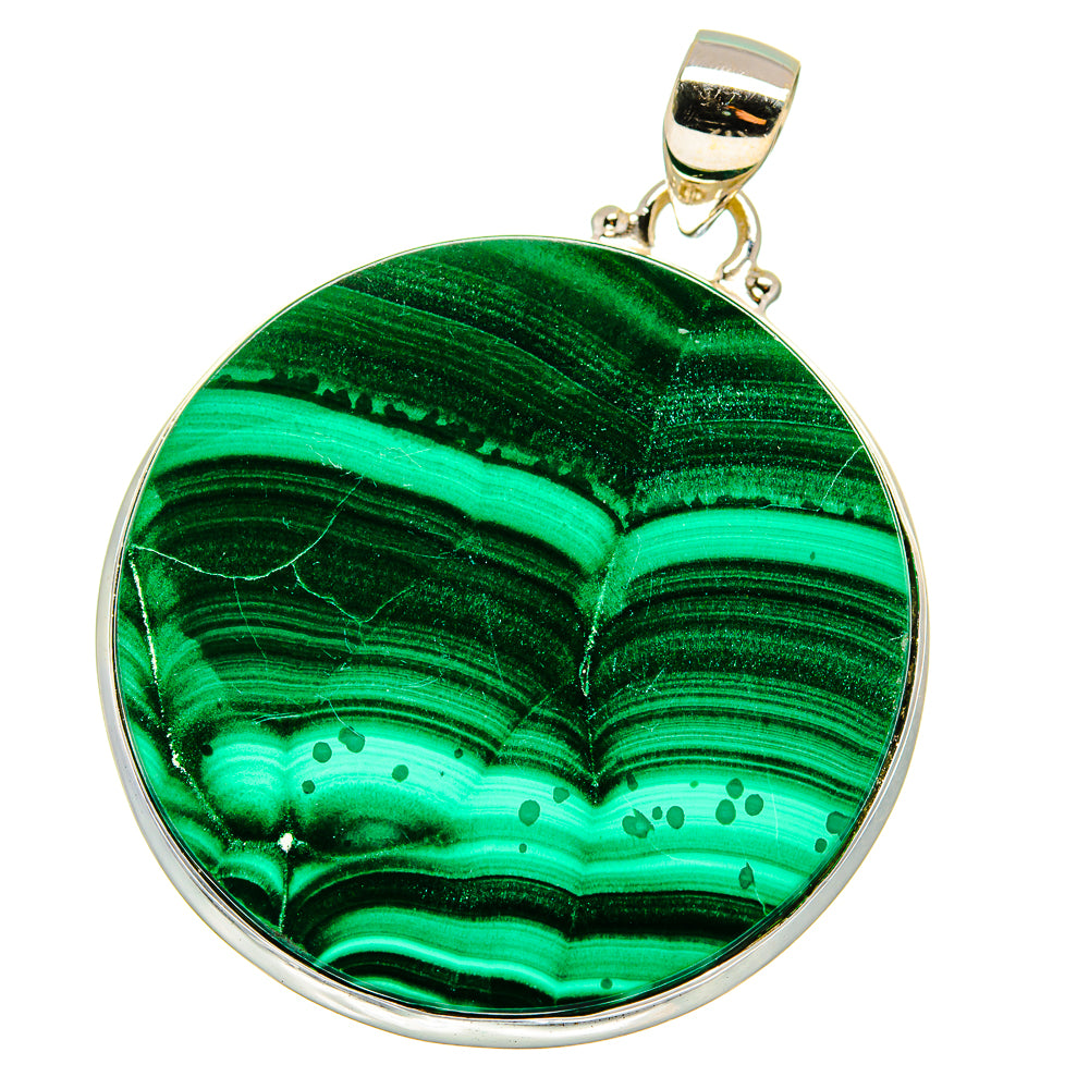 Malachite Pendants handcrafted by Ana Silver Co - PD15542