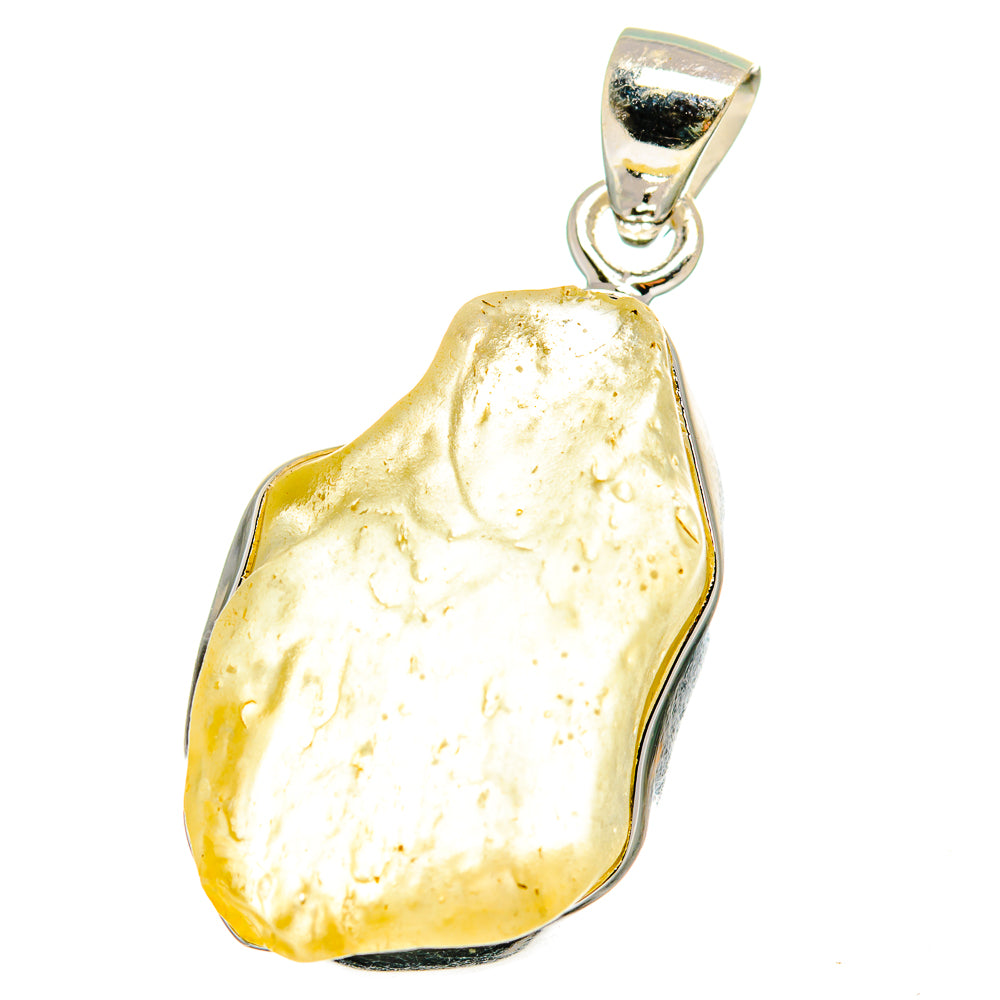 Libyan Desert Glass Pendants handcrafted by Ana Silver Co - PD15583