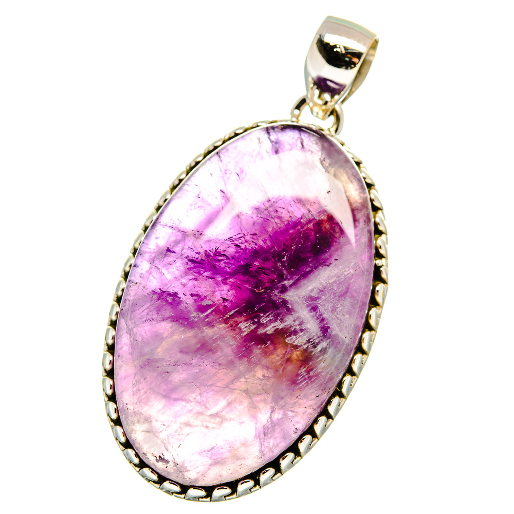 Chevron Amethyst Pendants handcrafted by Ana Silver Co - PD15608