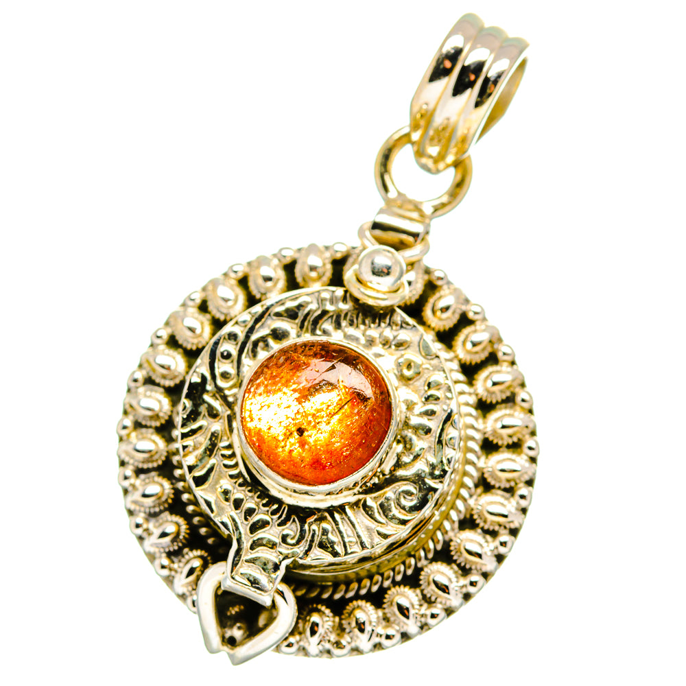Sunstone Pendants handcrafted by Ana Silver Co - PD15624