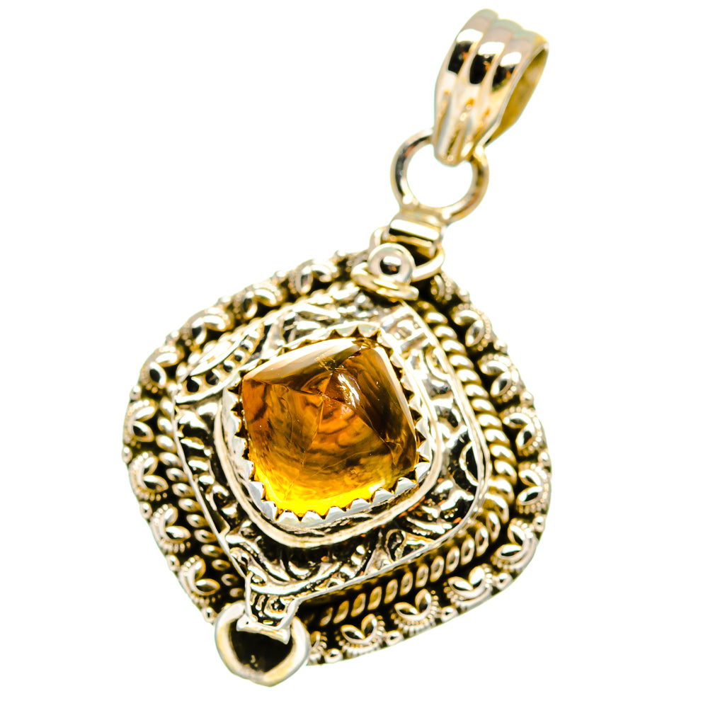 Citrine Pendants handcrafted by Ana Silver Co - PD15633