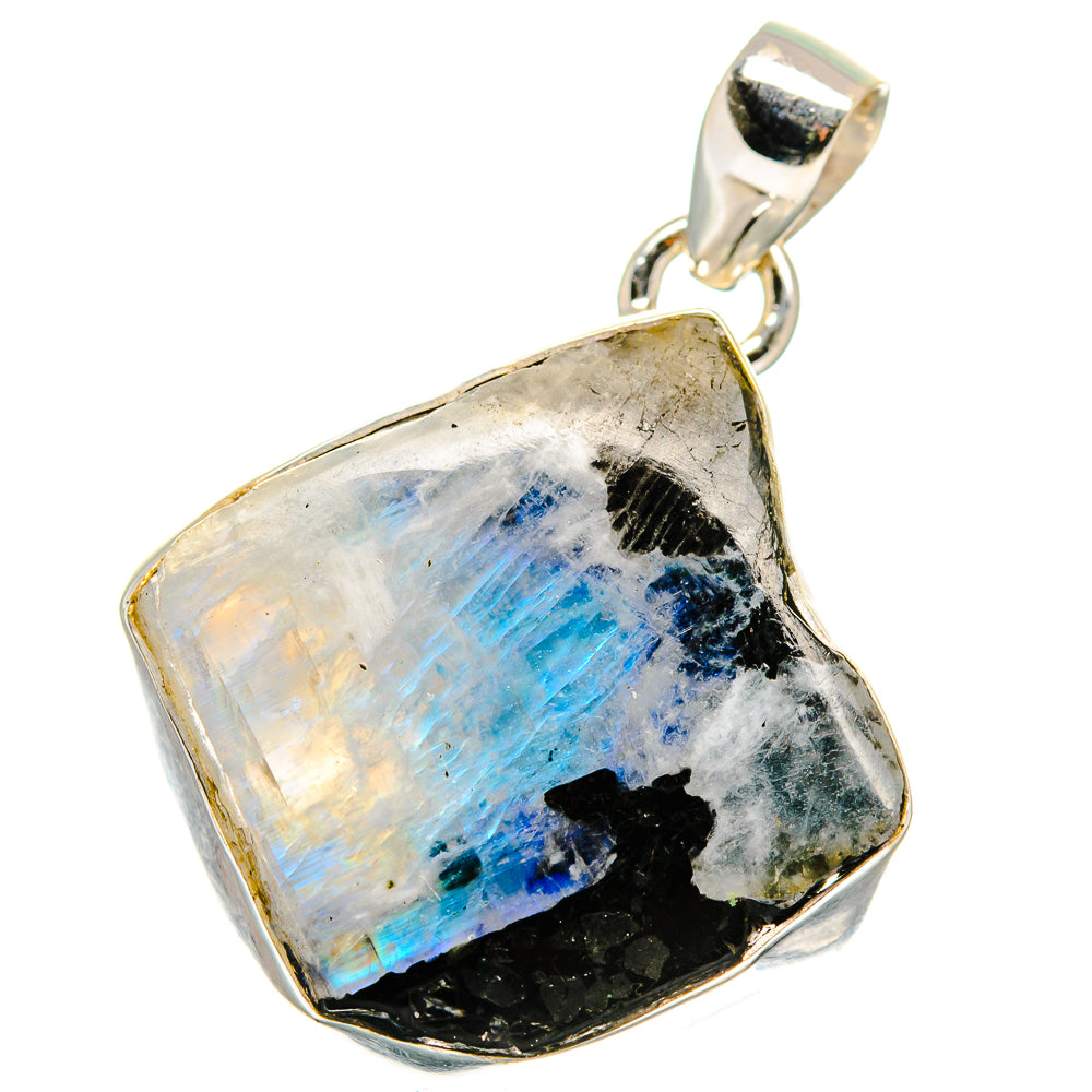 Rainbow Moonstone Pendants handcrafted by Ana Silver Co - PD15649