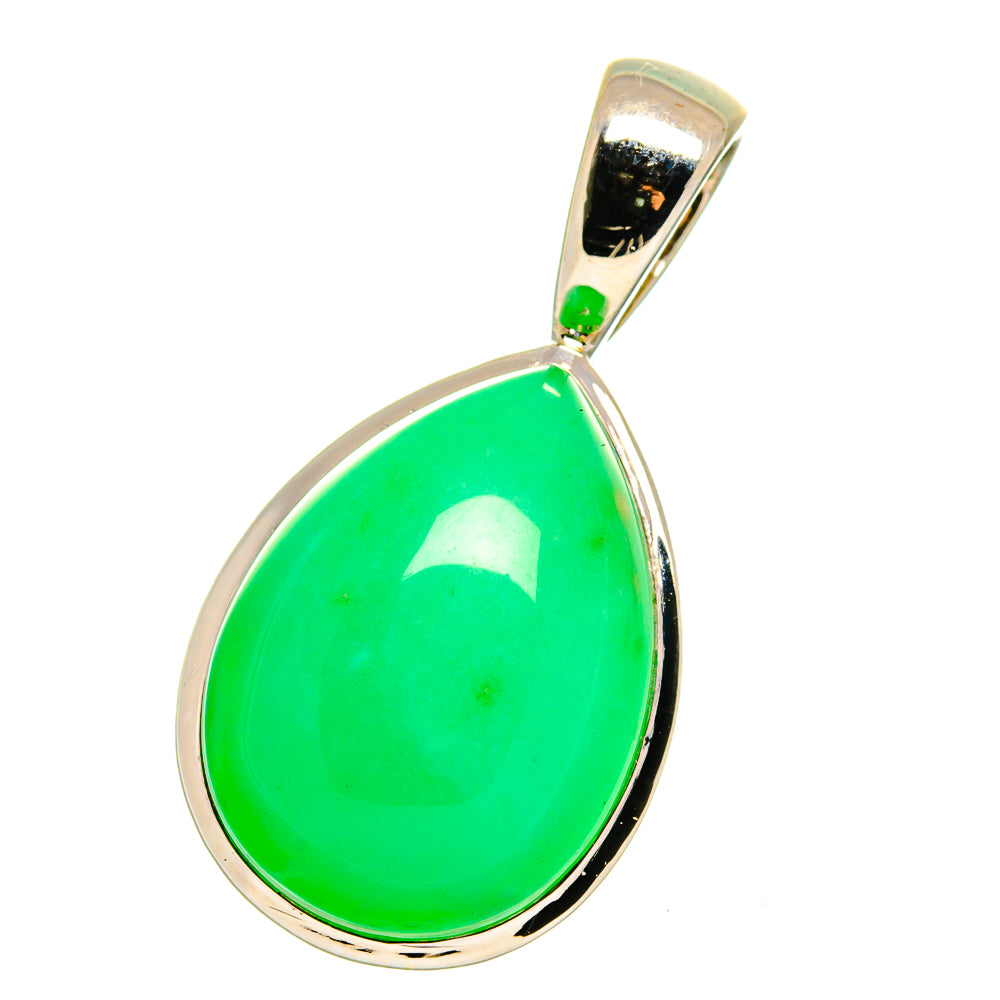 Chrysoprase Pendants handcrafted by Ana Silver Co - PD15686