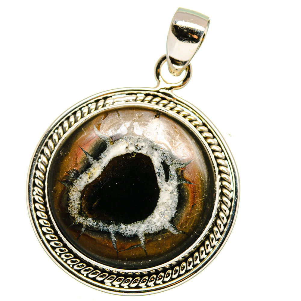 Septarian Geode Pendants handcrafted by Ana Silver Co - PD15694