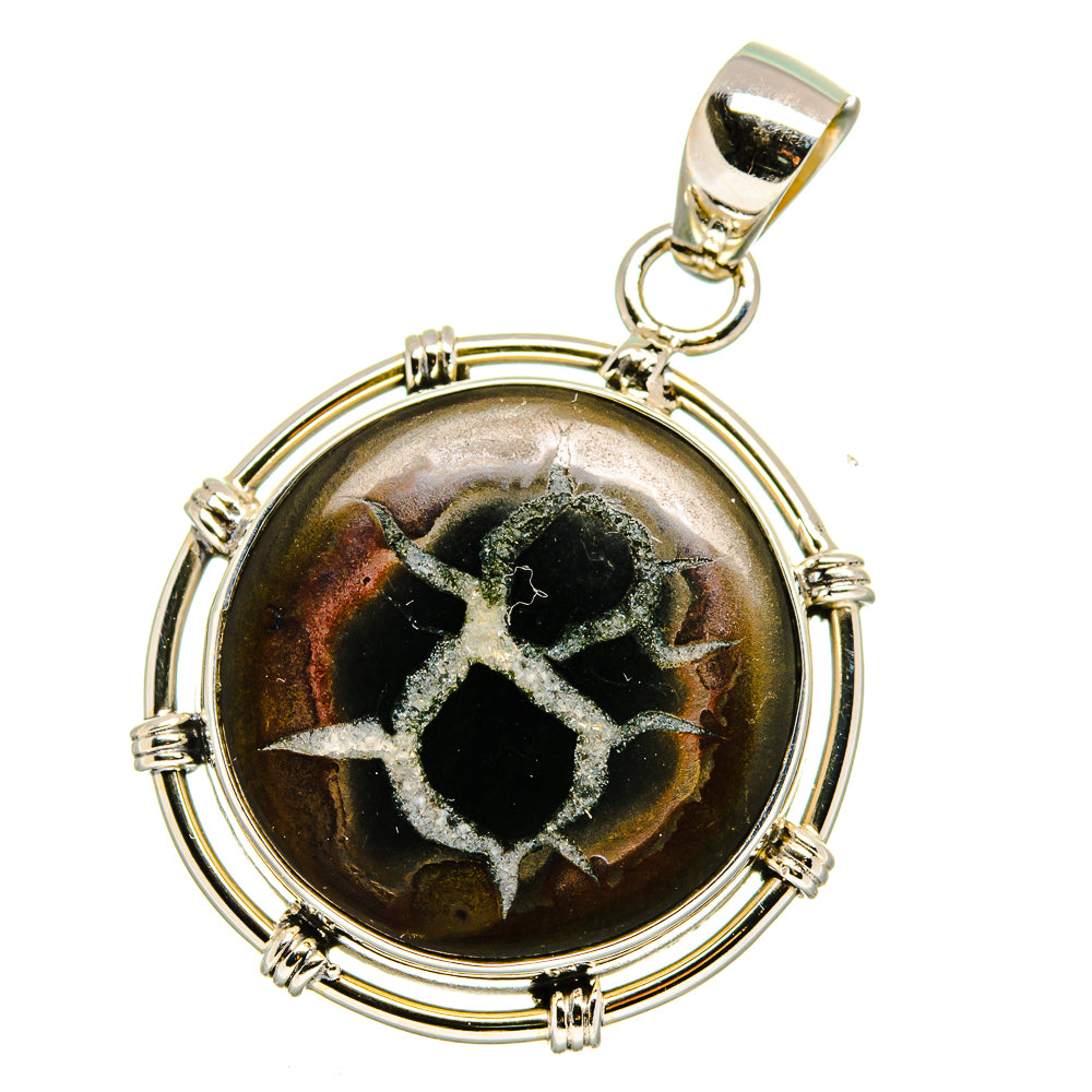Septarian Geode Pendants handcrafted by Ana Silver Co - PD15696