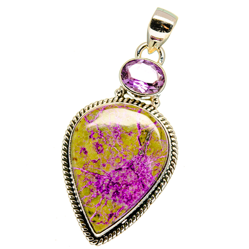 Stichtite Pendants handcrafted by Ana Silver Co - PD15718