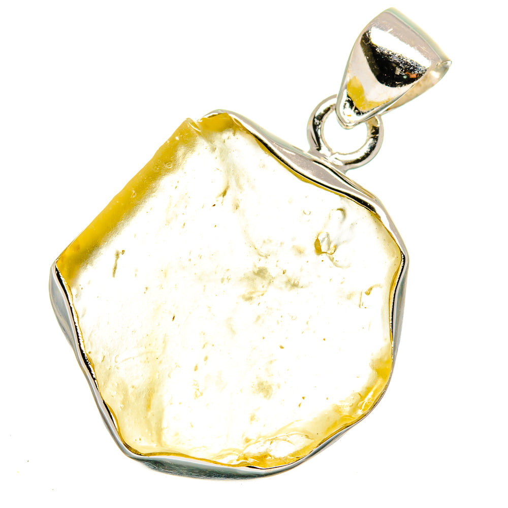 Libyan Desert Glass Pendants handcrafted by Ana Silver Co - PD15750