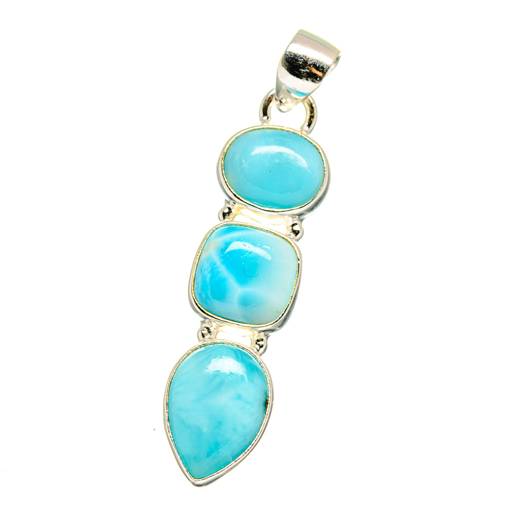 Larimar Pendants handcrafted by Ana Silver Co - PD15755