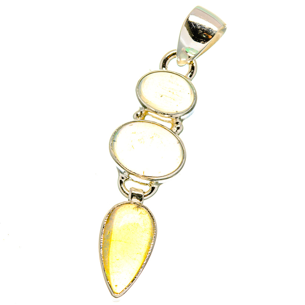 Ethiopian Opal Pendants handcrafted by Ana Silver Co - PD15763