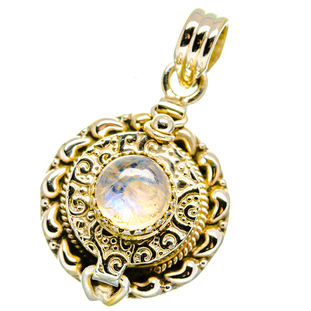 Rainbow Moonstone Pendants handcrafted by Ana Silver Co - PD15787