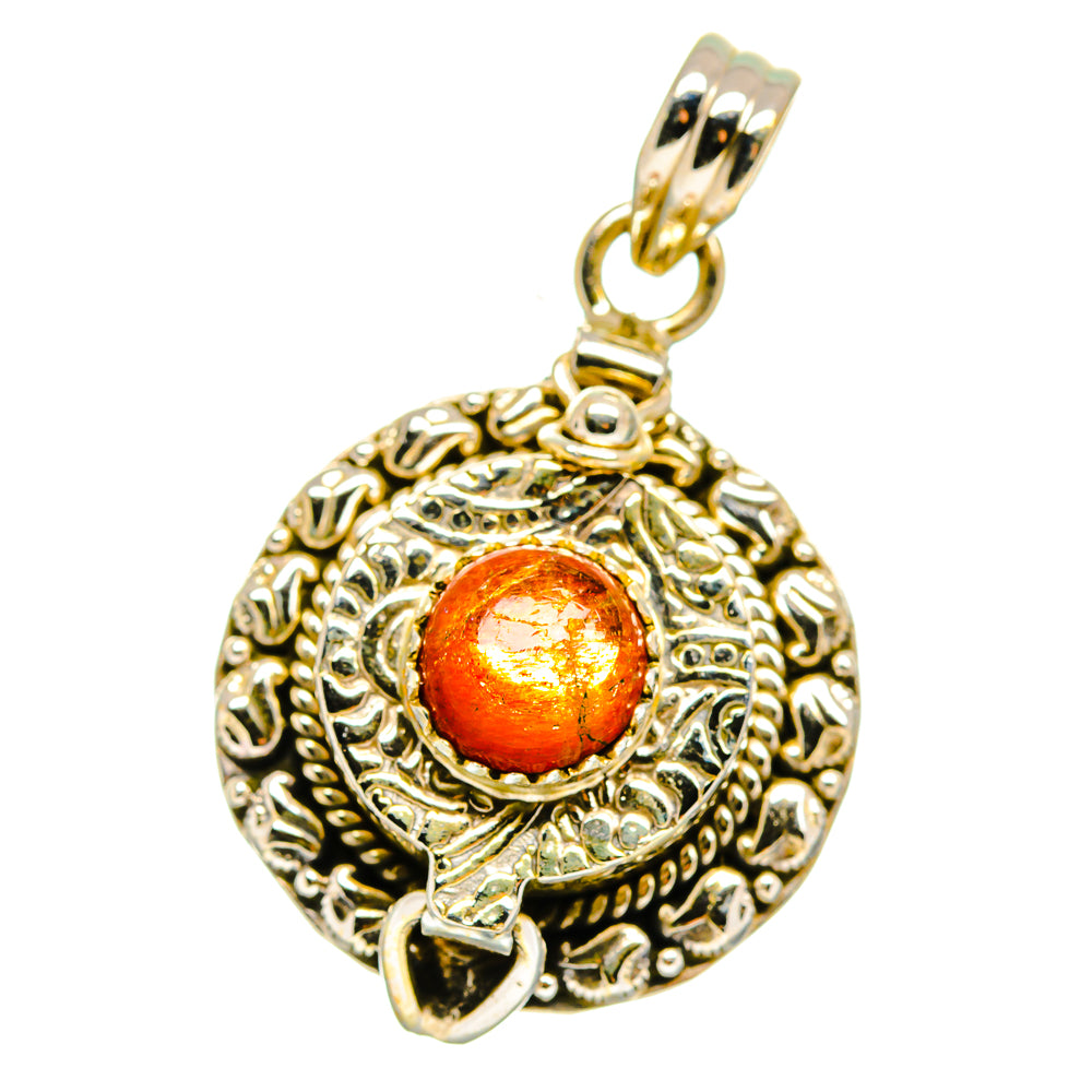 Sunstone Pendants handcrafted by Ana Silver Co - PD15793