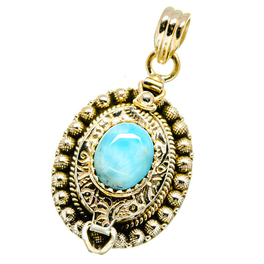 Larimar Pendants handcrafted by Ana Silver Co - PD15794