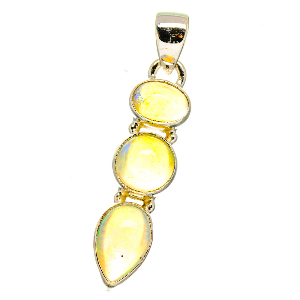 Ethiopian Opal Pendants handcrafted by Ana Silver Co - PD15817