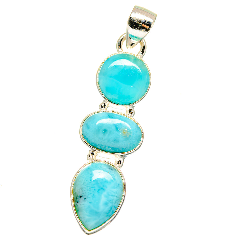 Larimar Pendants handcrafted by Ana Silver Co - PD15819