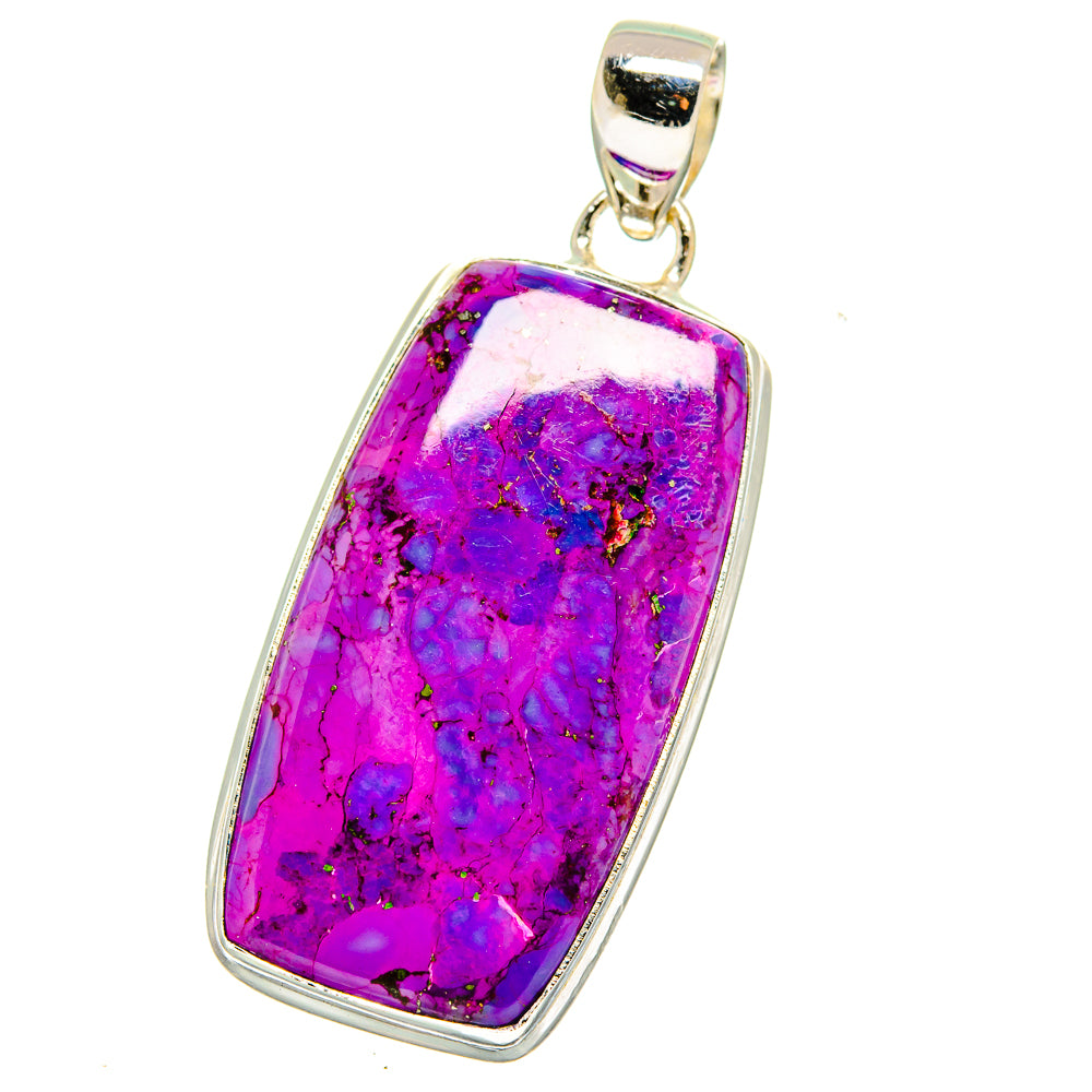 Purple Copper Composite Turquoise Pendants handcrafted by Ana Silver Co - PD15851