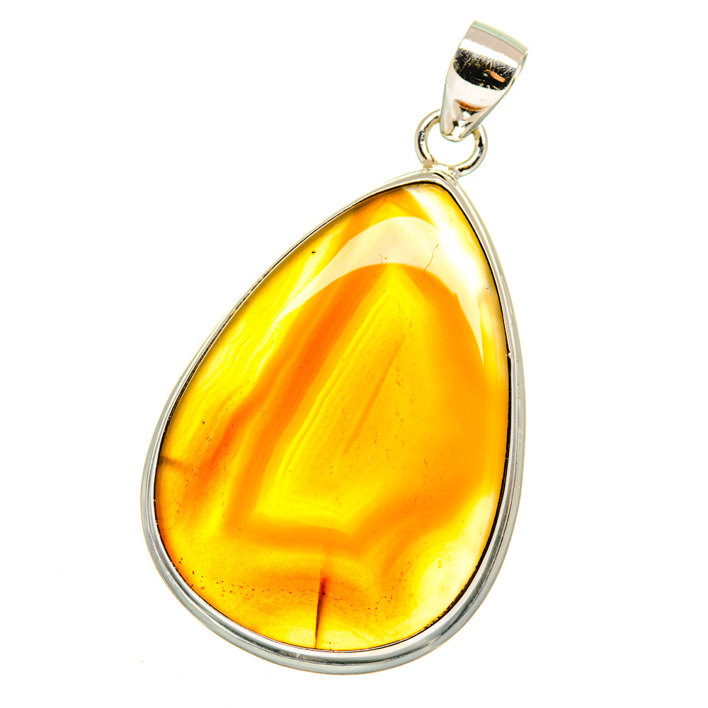 Botswana Agate Pendants handcrafted by Ana Silver Co - PD15859