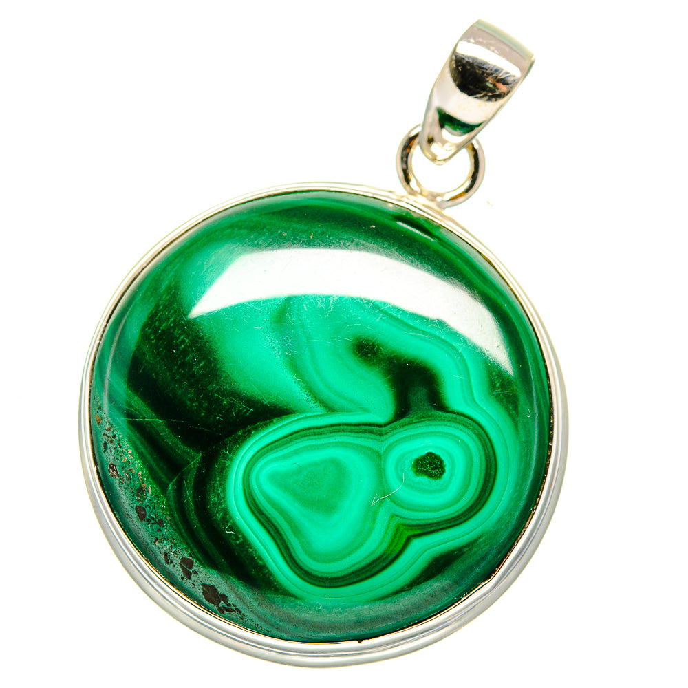 Malachite Pendants handcrafted by Ana Silver Co - PD15920