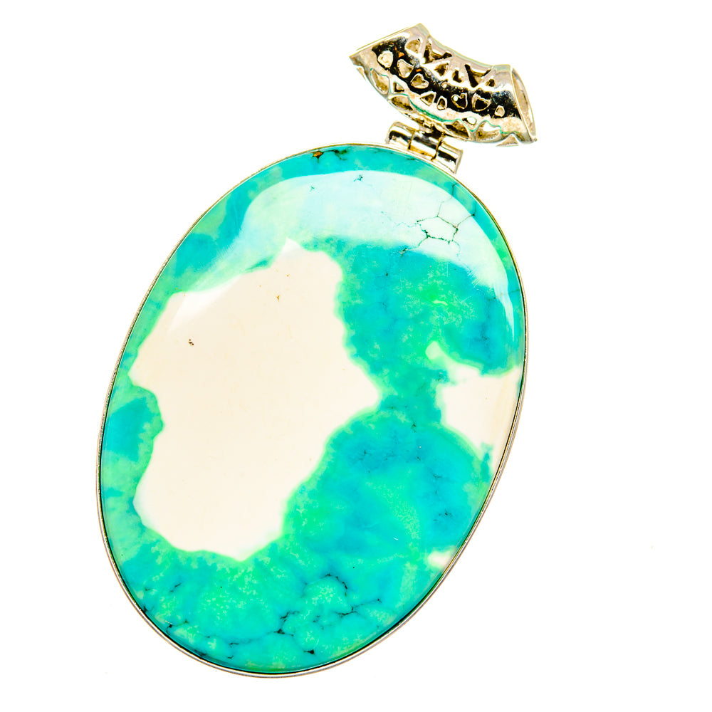 Green Howlite Pendants handcrafted by Ana Silver Co - PD15933