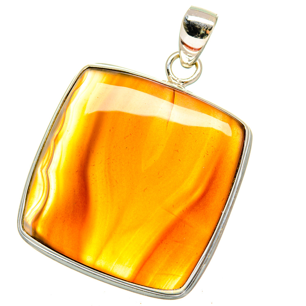 Botswana Agate Pendants handcrafted by Ana Silver Co - PD15966