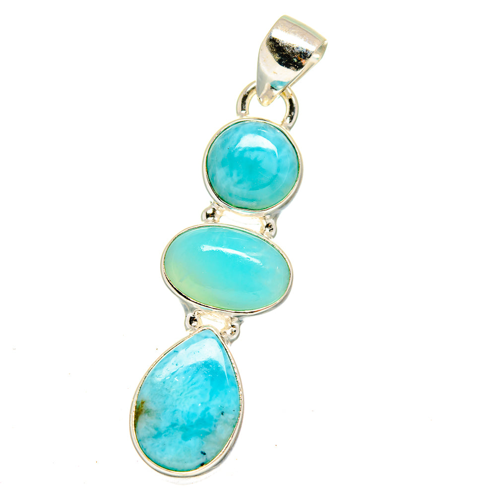 Larimar Pendants handcrafted by Ana Silver Co - PD16000