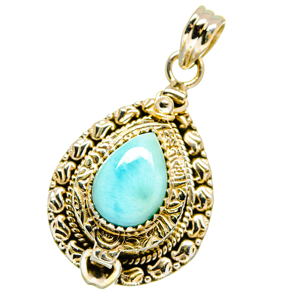 Larimar Pendants handcrafted by Ana Silver Co - PD16008