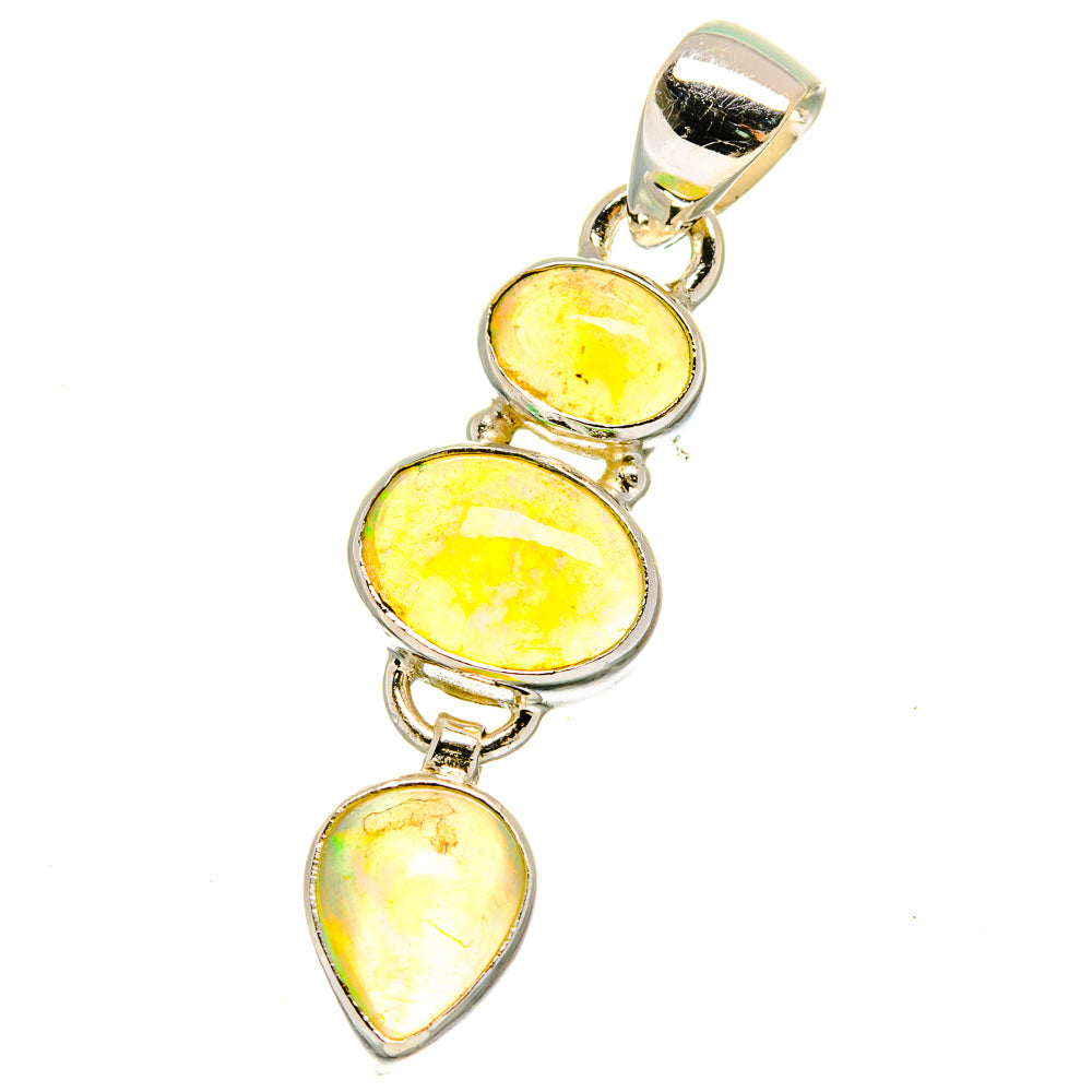 Ethiopian Opal Pendants handcrafted by Ana Silver Co - PD16129