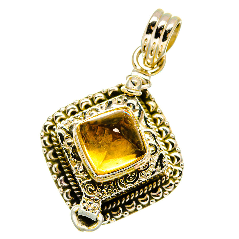 Citrine Pendants handcrafted by Ana Silver Co - PD16167