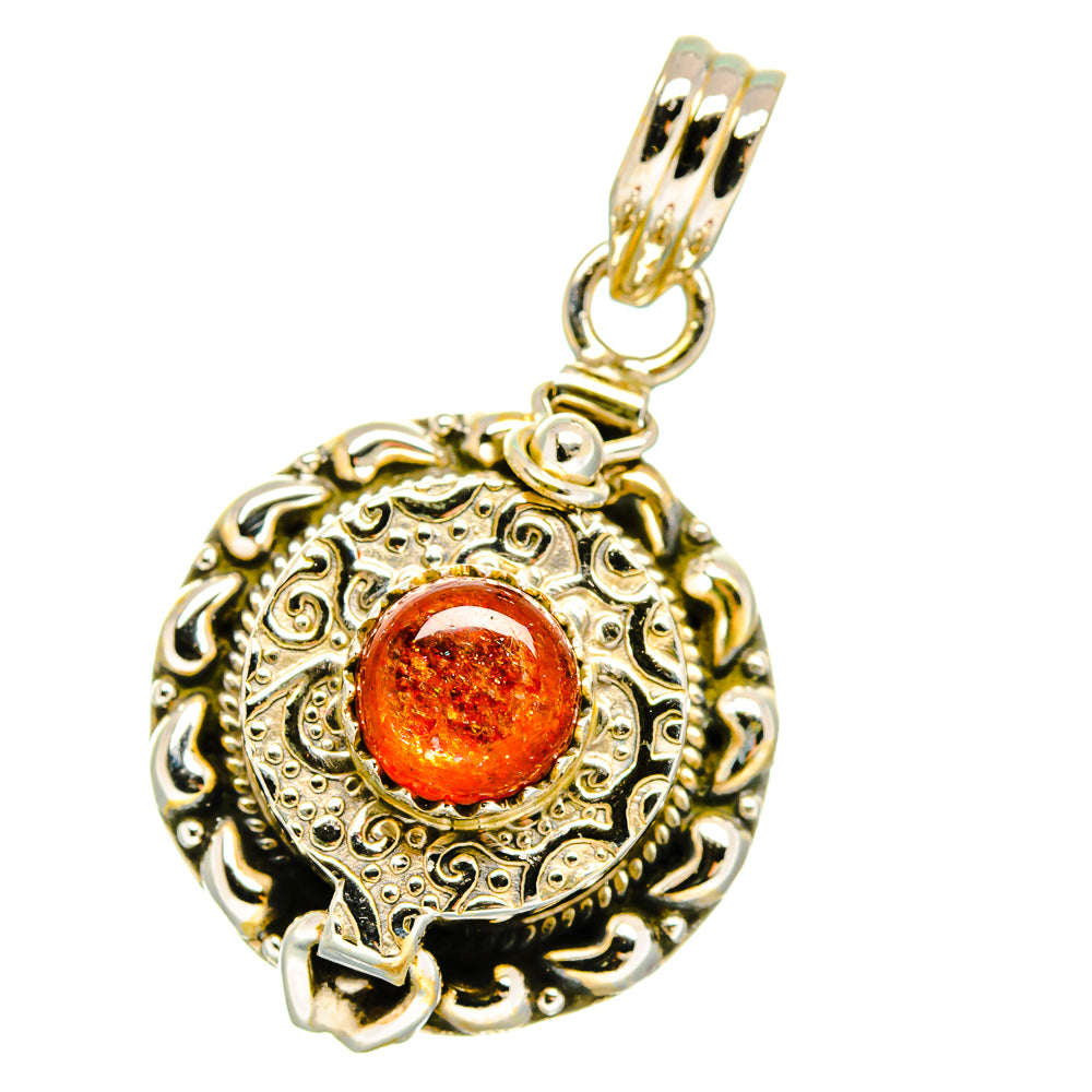 Sunstone Pendants handcrafted by Ana Silver Co - PD16170