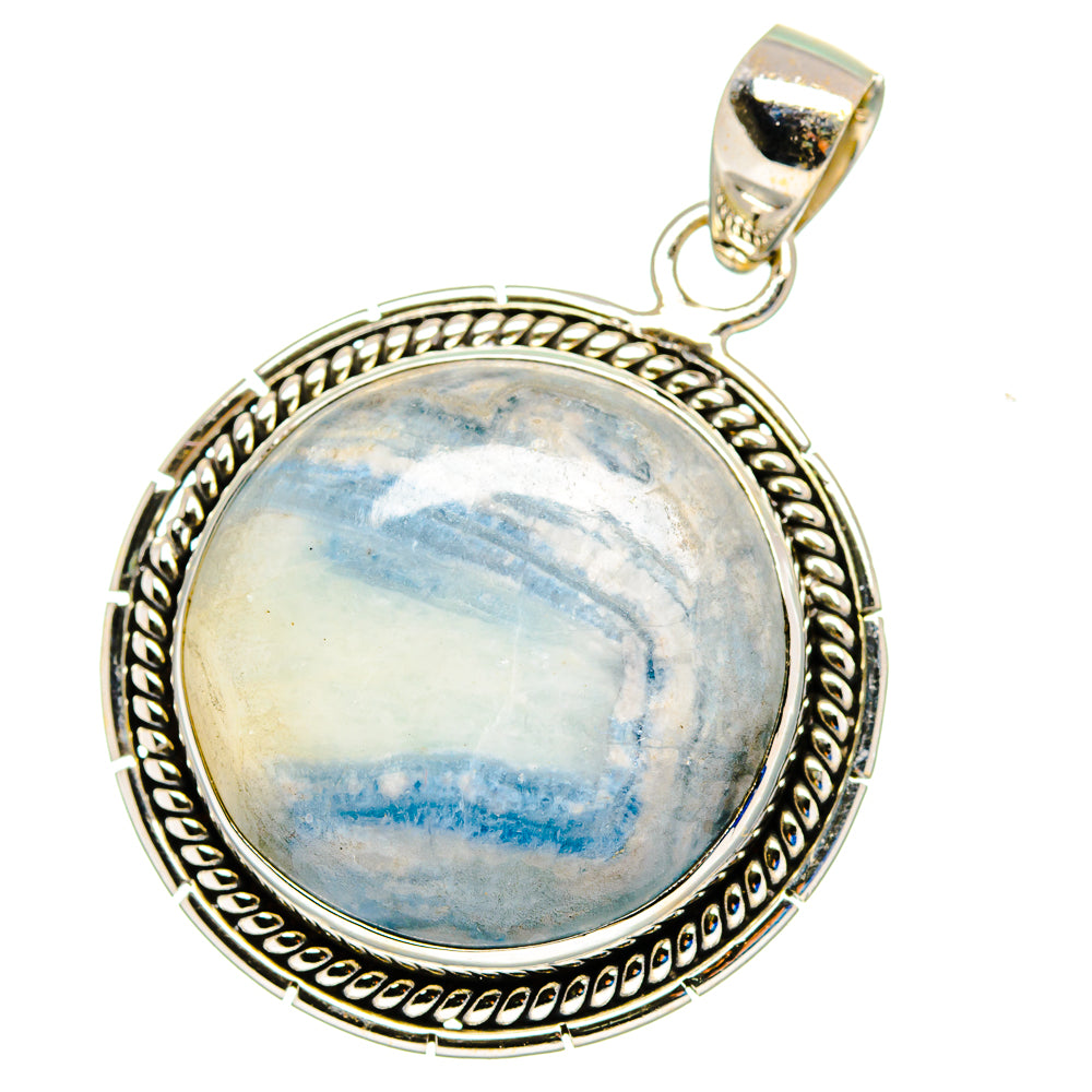Blue Scheelite Pendants handcrafted by Ana Silver Co - PD16187