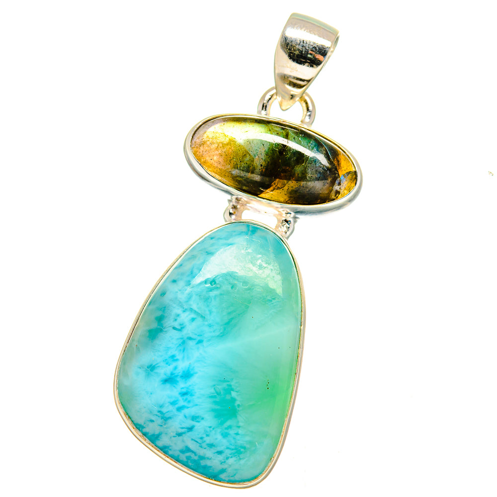 Larimar Pendants handcrafted by Ana Silver Co - PD16256