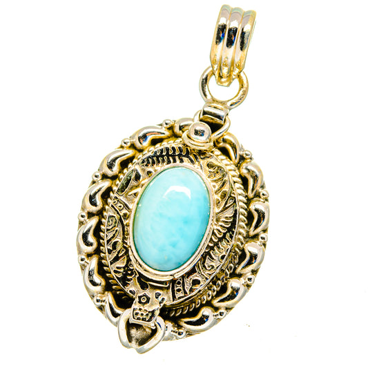 Larimar Pendants handcrafted by Ana Silver Co - PD16331