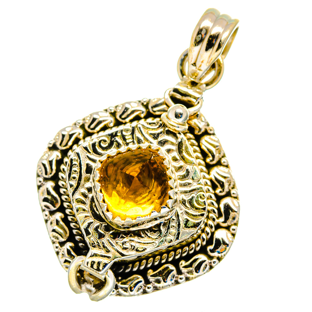Citrine Pendants handcrafted by Ana Silver Co - PD16335