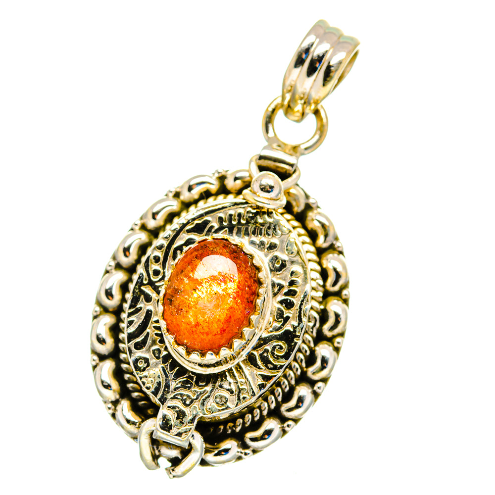 Sunstone Pendants handcrafted by Ana Silver Co - PD16336