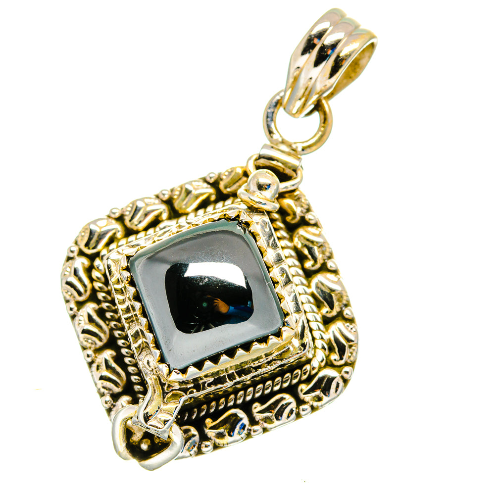 Hematite Pendants handcrafted by Ana Silver Co - PD16350