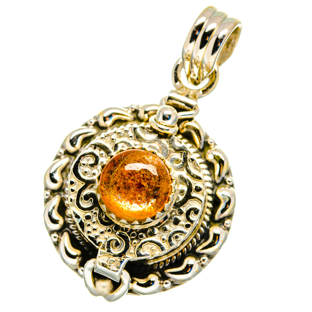 Sunstone Pendants handcrafted by Ana Silver Co - PD16356