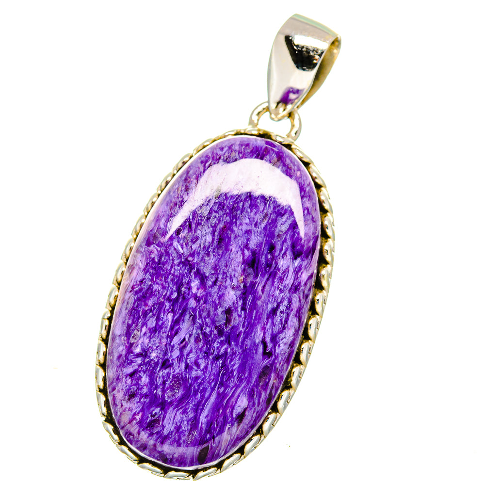 Charoite Pendants handcrafted by Ana Silver Co - PD16368