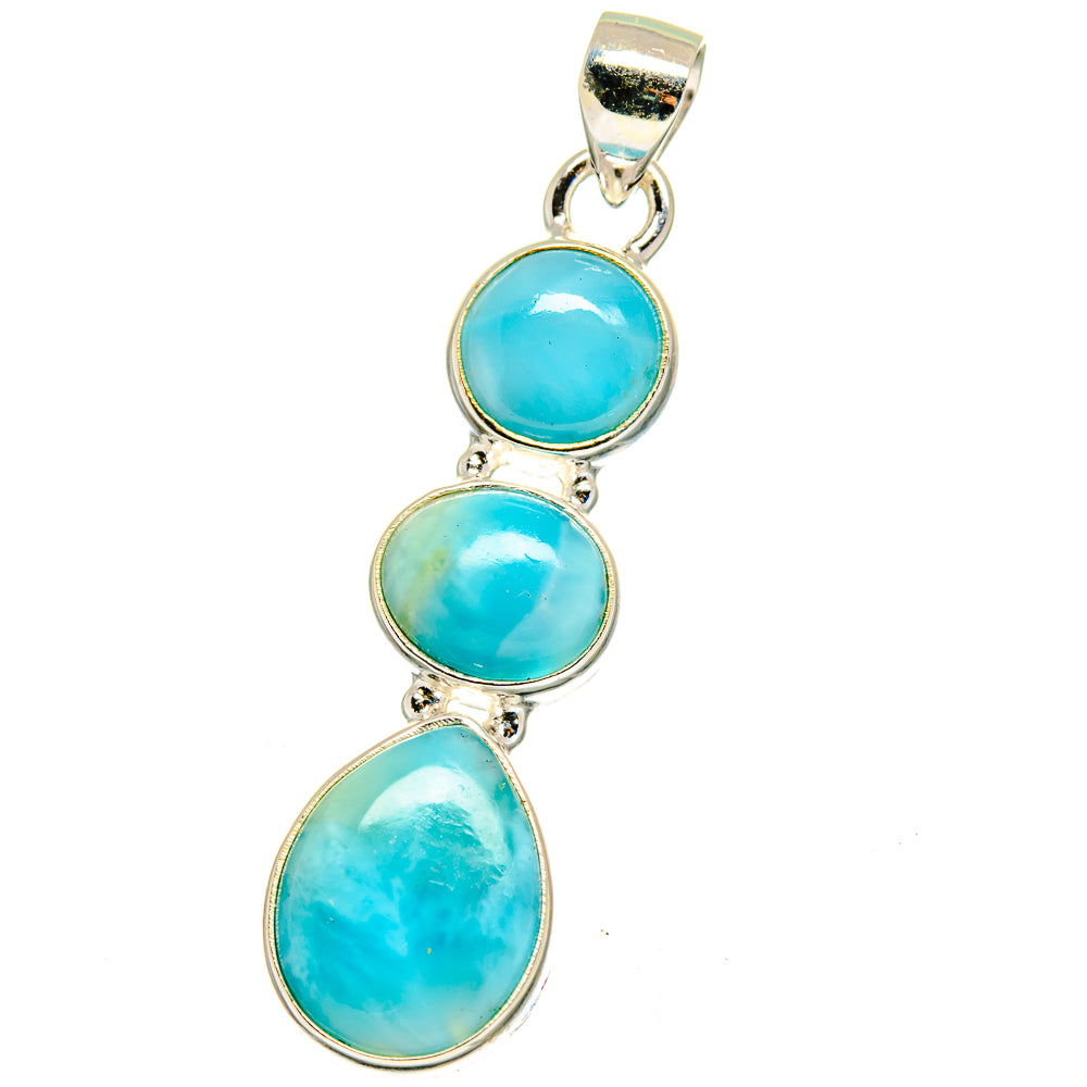 Larimar Pendants handcrafted by Ana Silver Co - PD16380