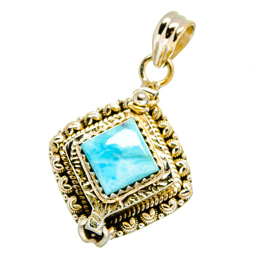 Larimar Pendants handcrafted by Ana Silver Co - PD16427