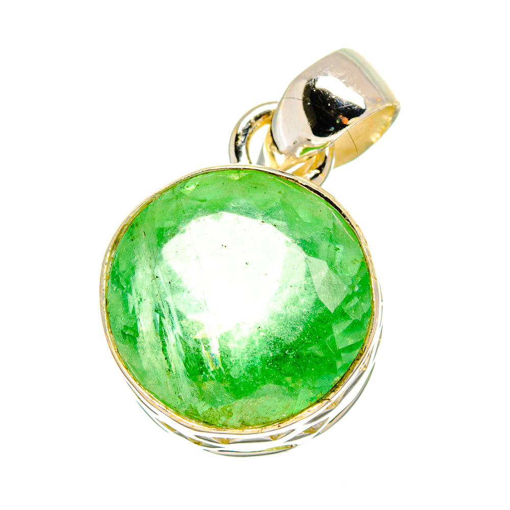 Green Fluorite Pendants handcrafted by Ana Silver Co - PD16432 - Photo 2